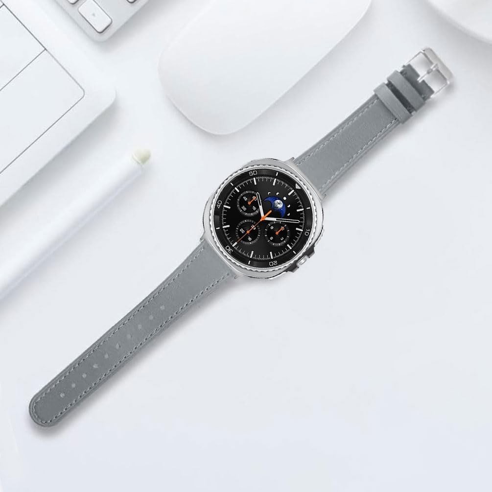 Genuine Leather Strap Compatible with Samsung Galaxy Watch 9/8 40mm 44mm