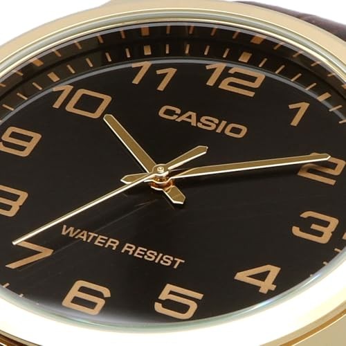 Casio Analog Quartz Men’s Watch MTP-V001GL-1B Gold and Black Overseas Model