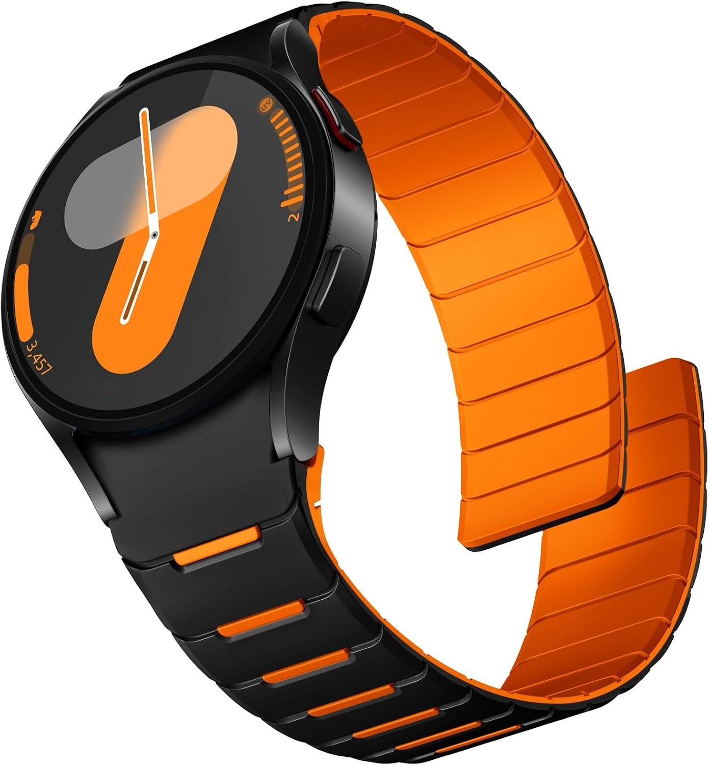 Magnetic Silicone Band for Samsung Galaxy Watch 7 40mm 44mm/6 Classic 43mm 47mm