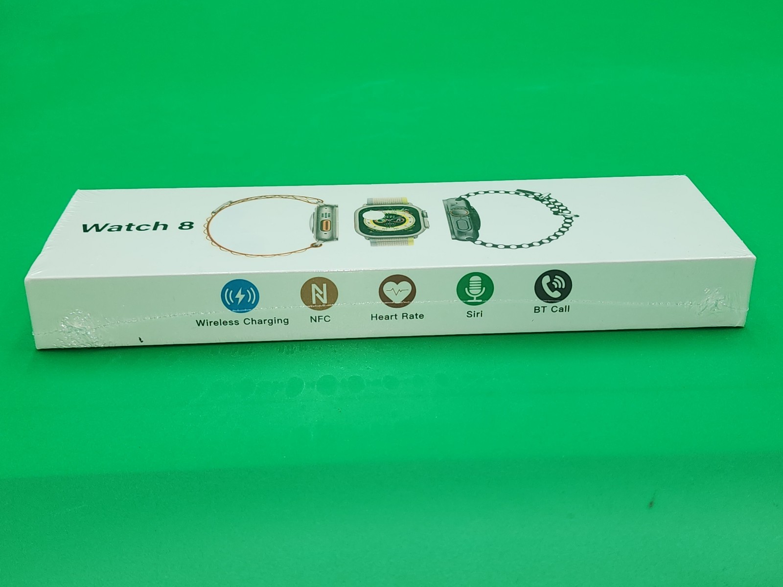 Watch 8 49mm Titanium Case NFC, SIRI, BT CALL, HEART RATE, WIRELESS CHARGE