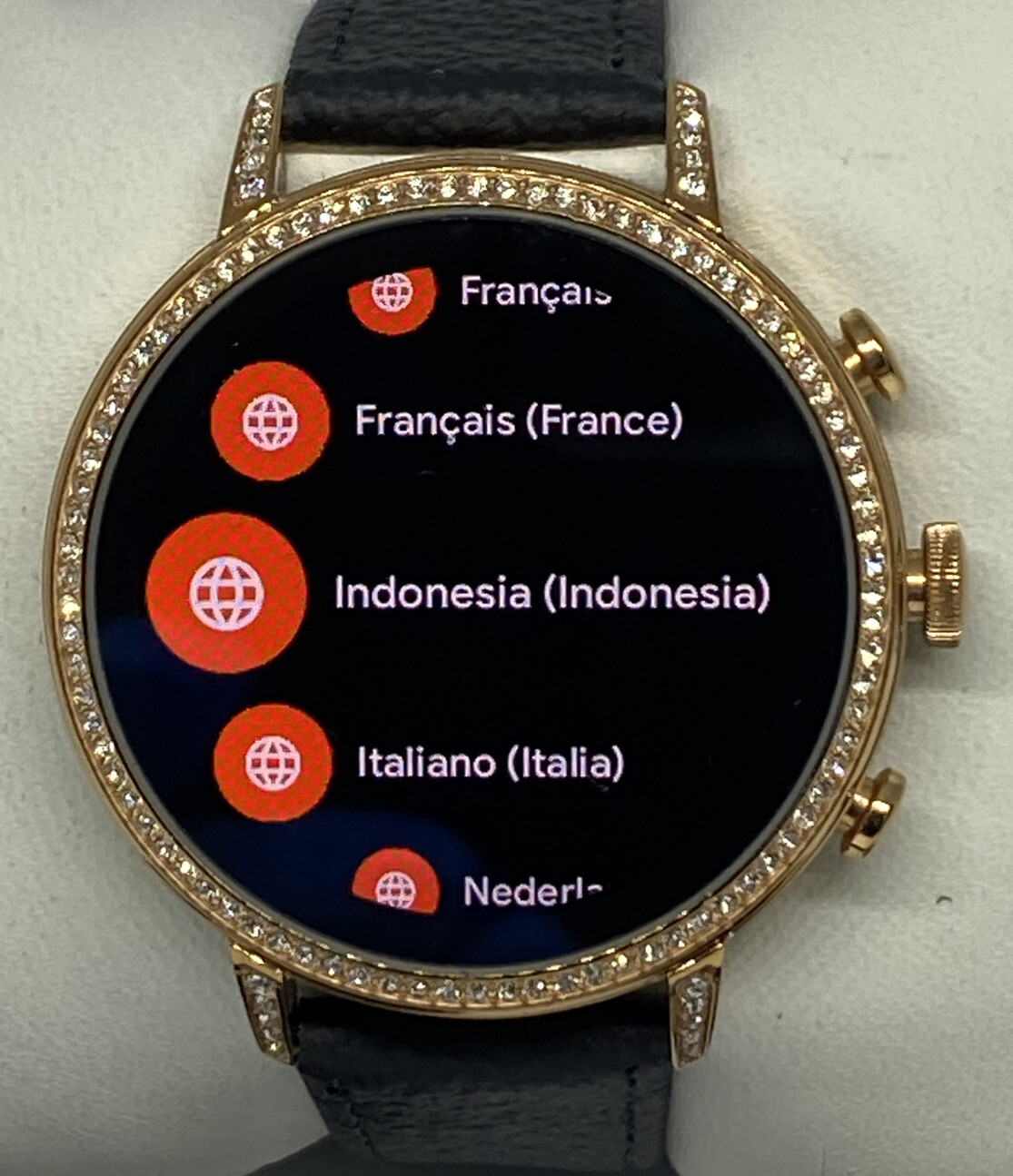 Fossil Gen 4 Authentic Digital Dial Smart Watch Custom Band FTW6015 DC504