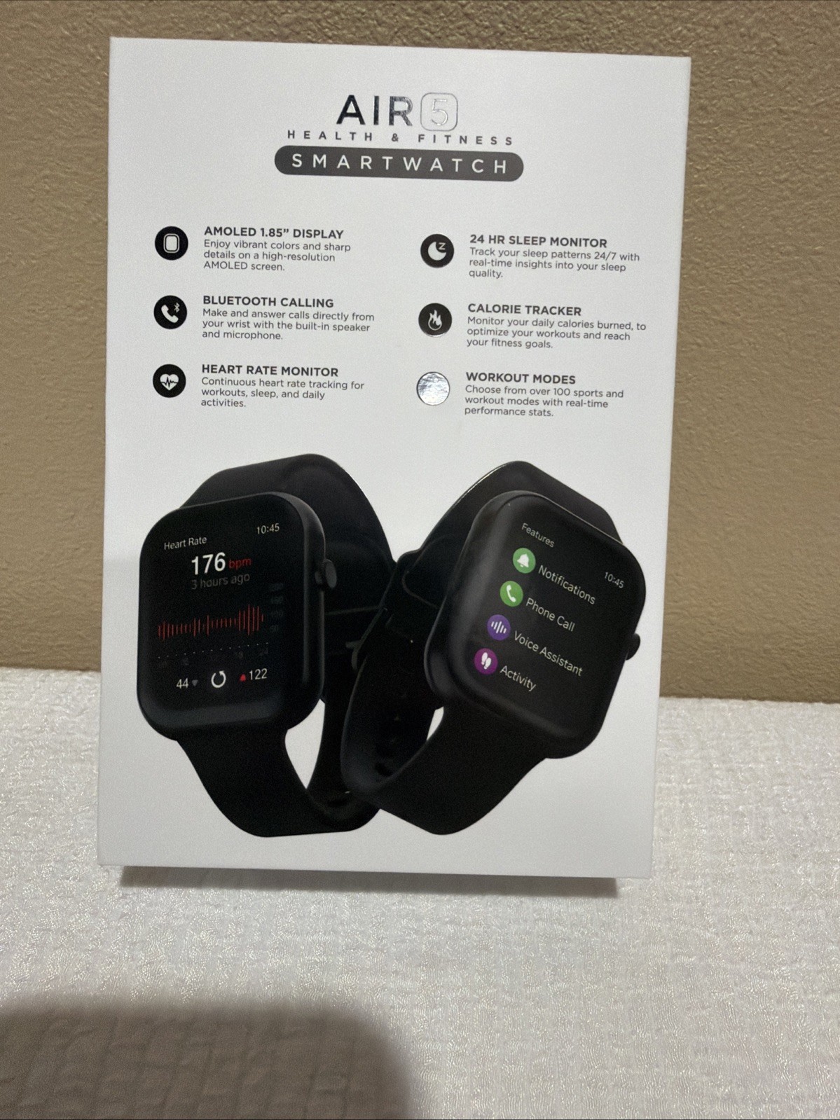 iTOUCH AIR 5 Smartwatch – Silicone Strap Unisex Adult