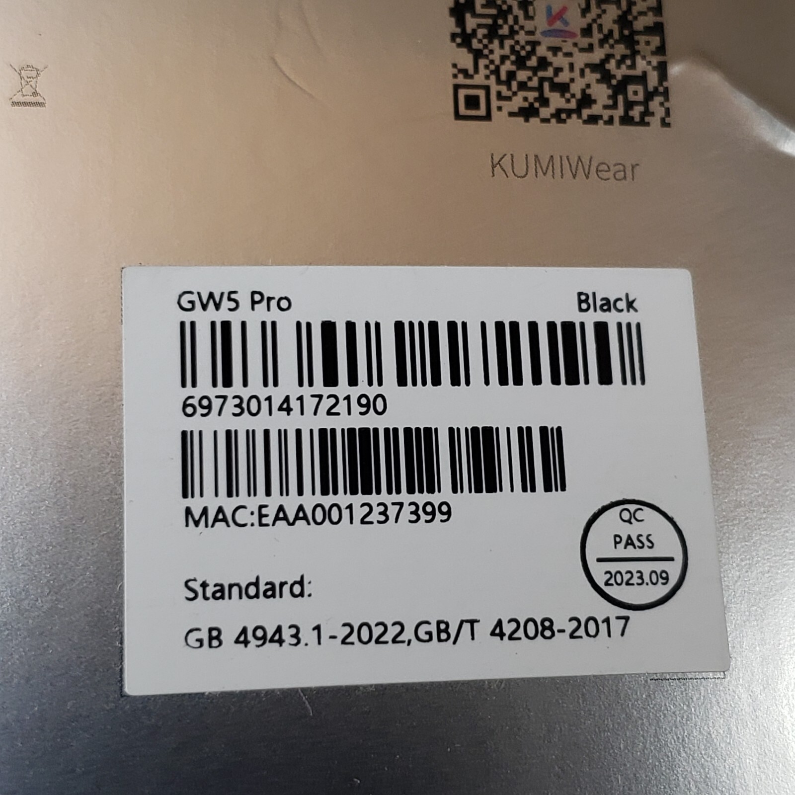 Kumi Smart Watches for Men, 1.43″ AMOLED Smartwatch for Android iPhone GW5 PRO