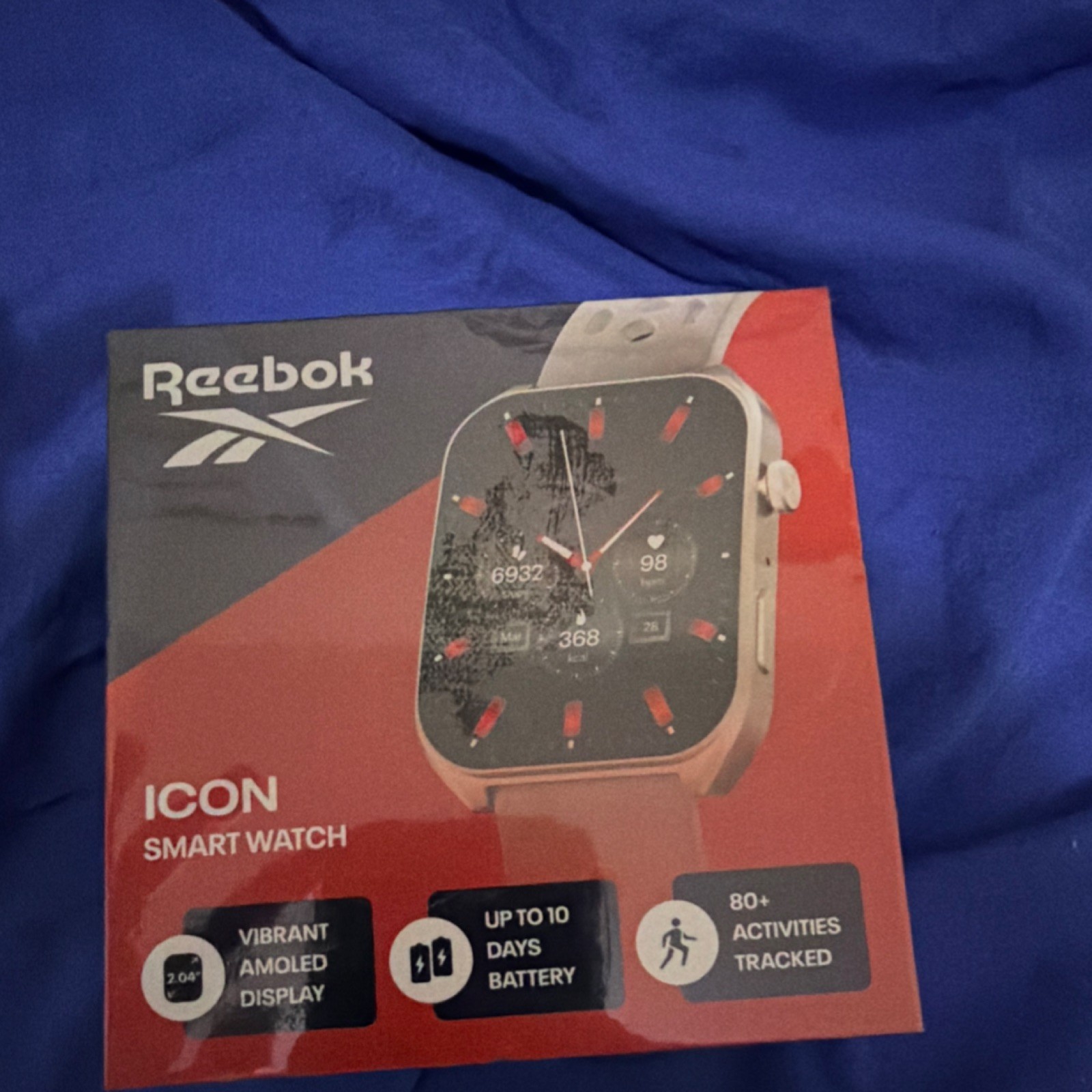 Reebok ICON Smart Watch Victory Gold RICS1-CH-US AMOLED GPS Heart Rate