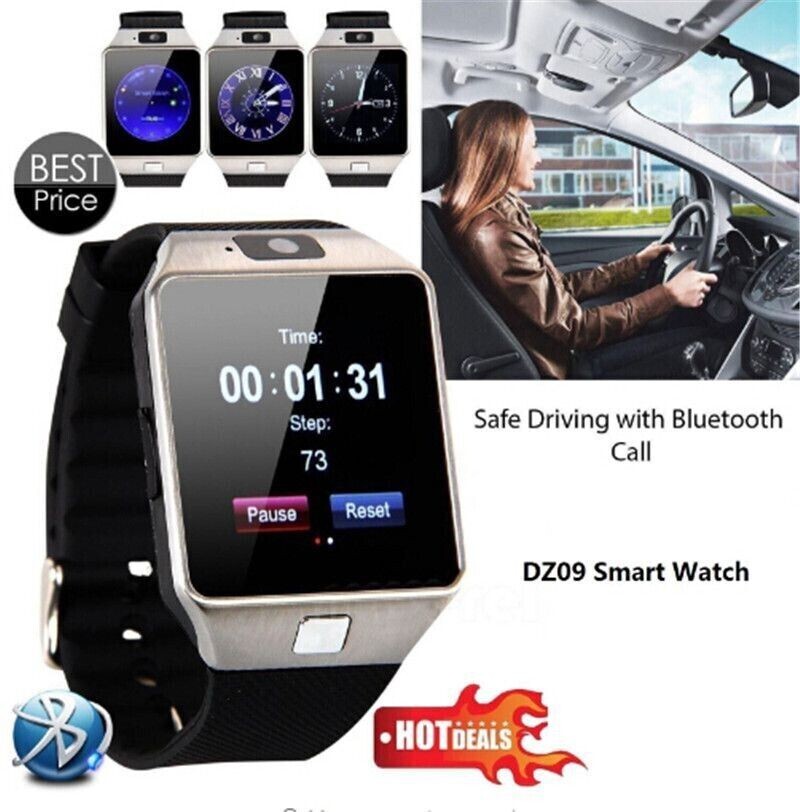 DZ09 Smartwatch W/ Camera accepts sim card