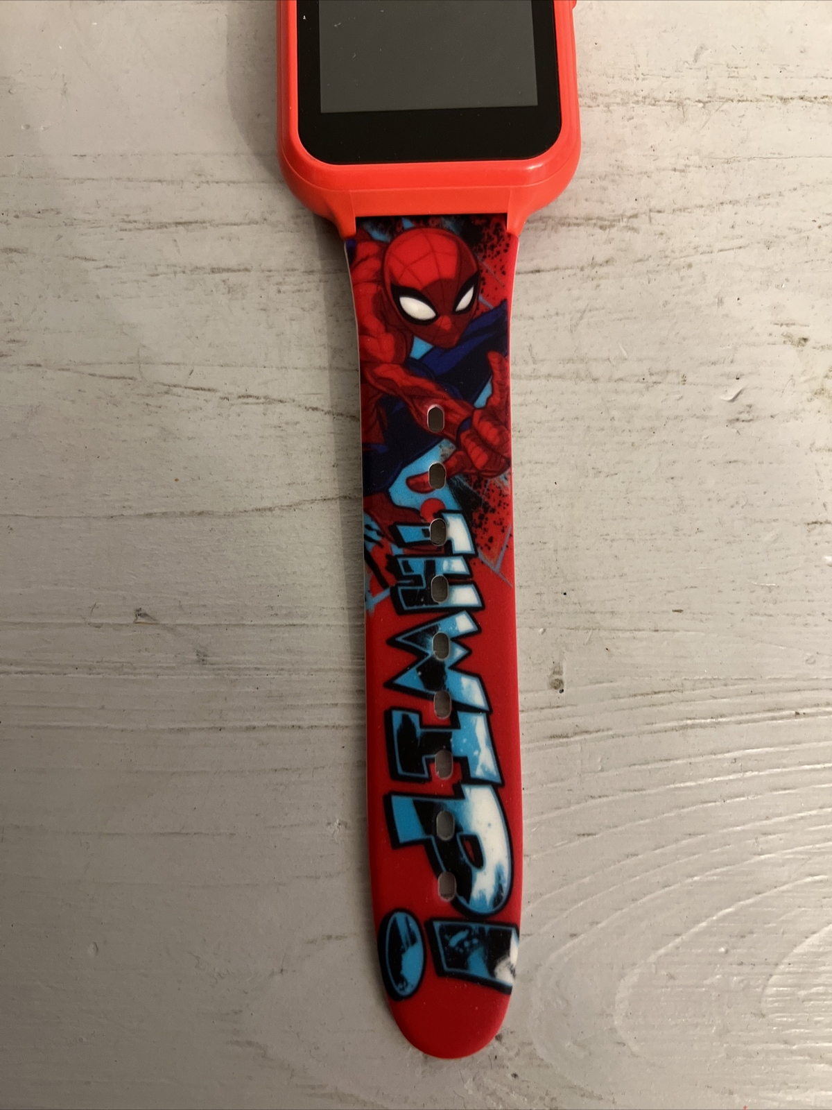 ITIME KIDS ACCUTIME SMART WATCH SPIDERMAN THEMED (TESTED FULL WORKING ORDER)
