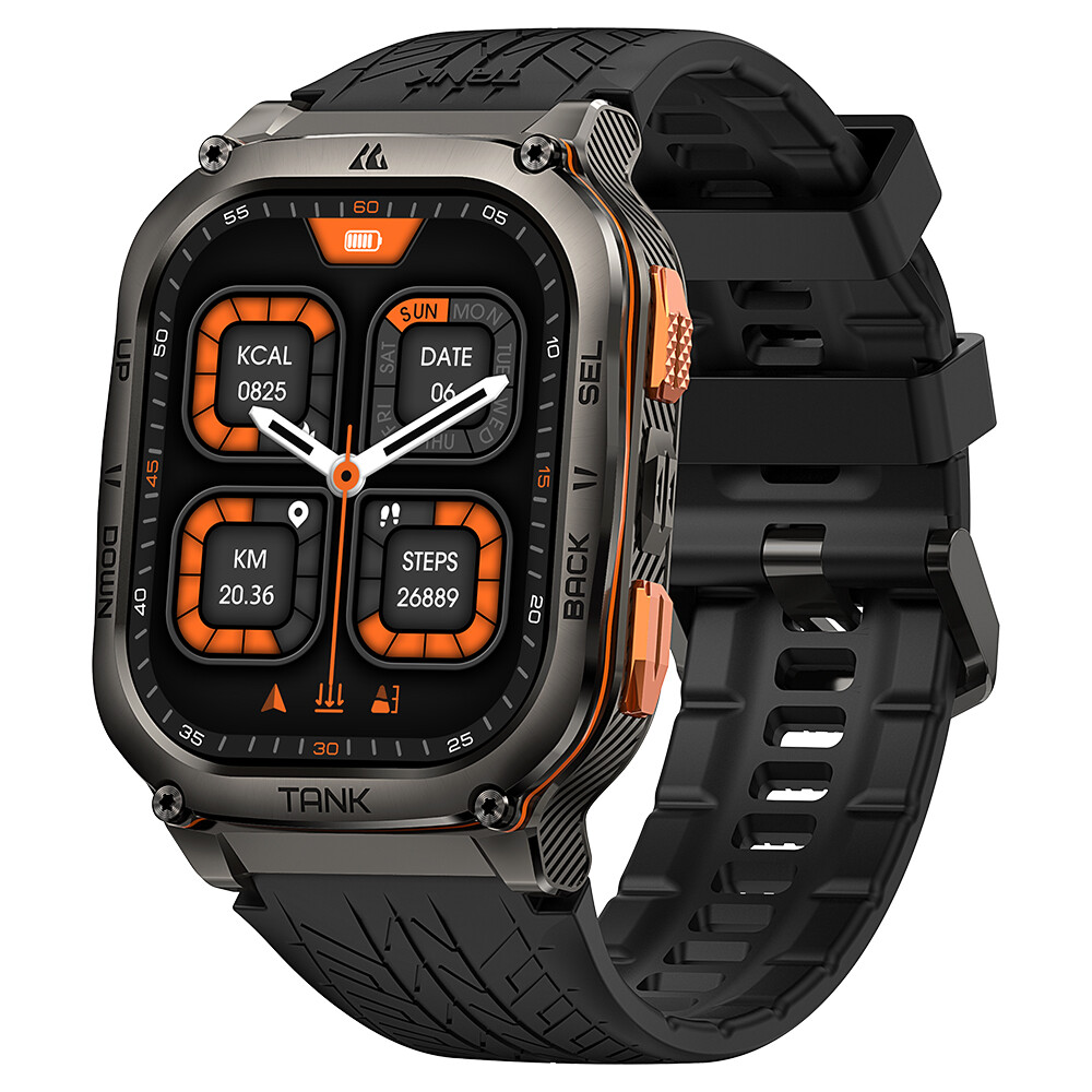 KOSPET TANK M3 Ultra GPS Smart Watch Men Smart Watch for Android 480mAh Battery