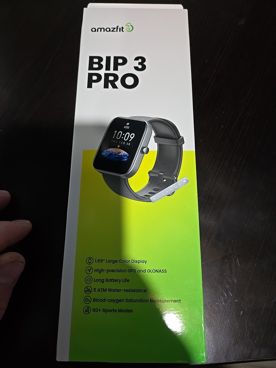 Amazfit Bip 3 Pro W2171GL1N 9.65 mm Black Smartwatch