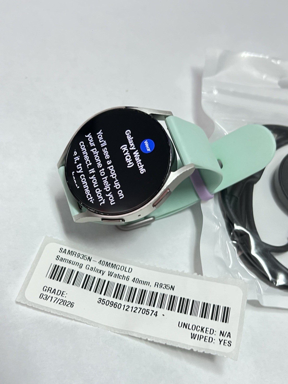 Samsung Galaxy Watch6 SM-R935 40mm Aluminum Case with Sport Band…