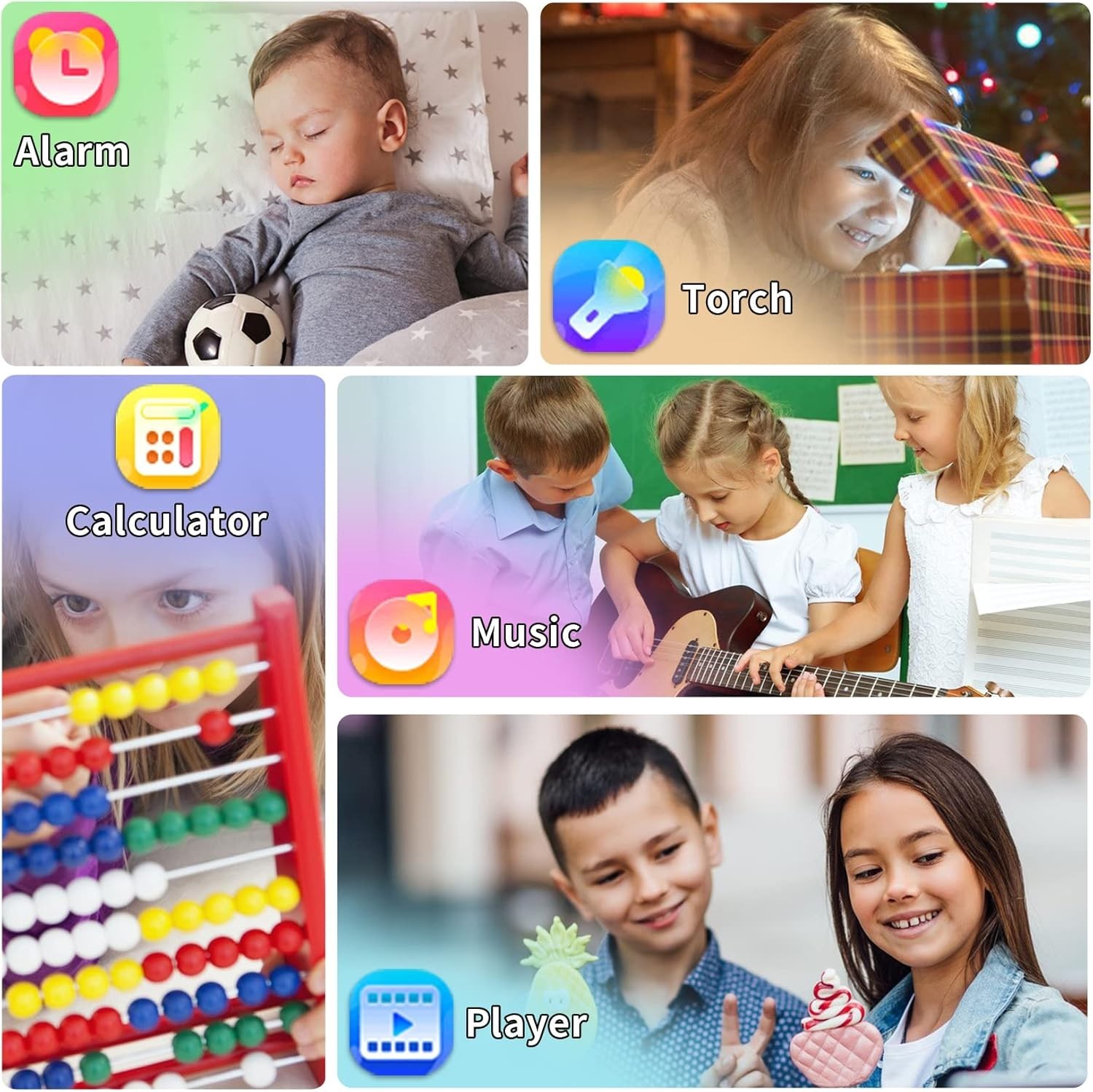 Educational Kids Watch with Games & Pedometer