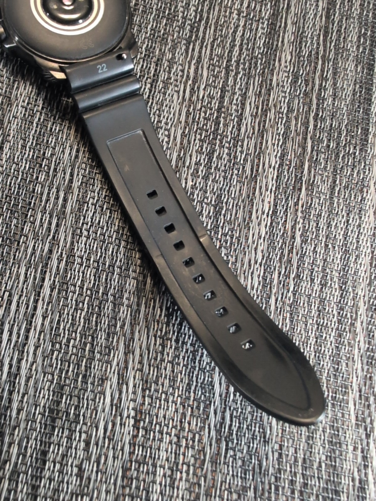 Fossil Gen 5E 44mm Black Case Silicone Band Smartwatch