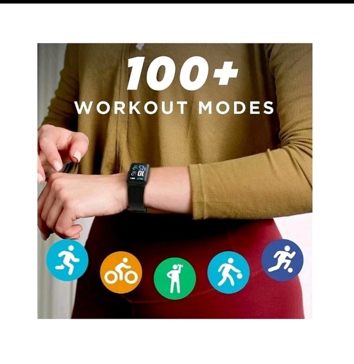 NEW iTouch Wearables Active 4 Unisex Black Watch/Fitness Tracker TC4S01-G02