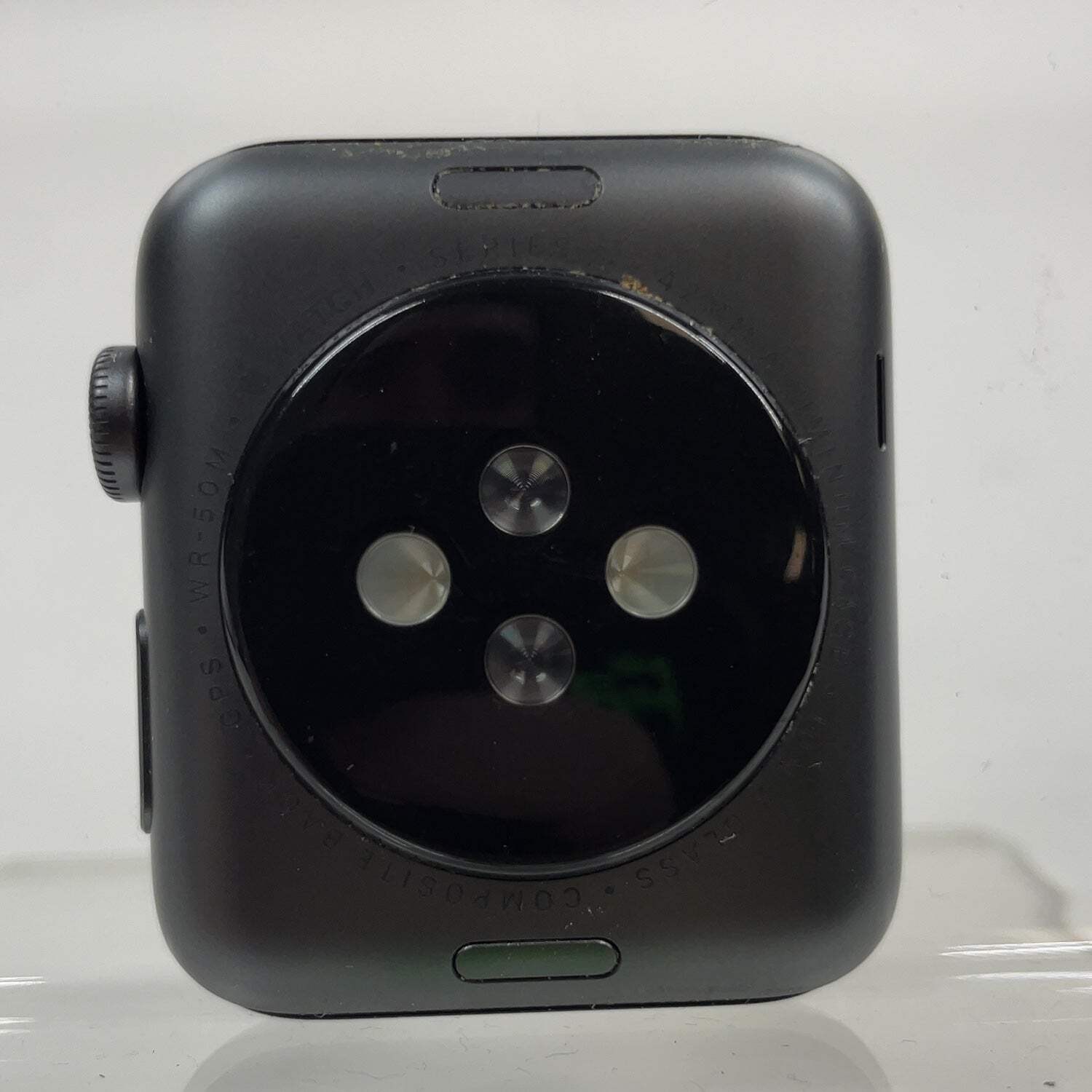 GPS Only Apple Watch Series 3 42MM Space Gray Aluminum Black Sport Band A1859