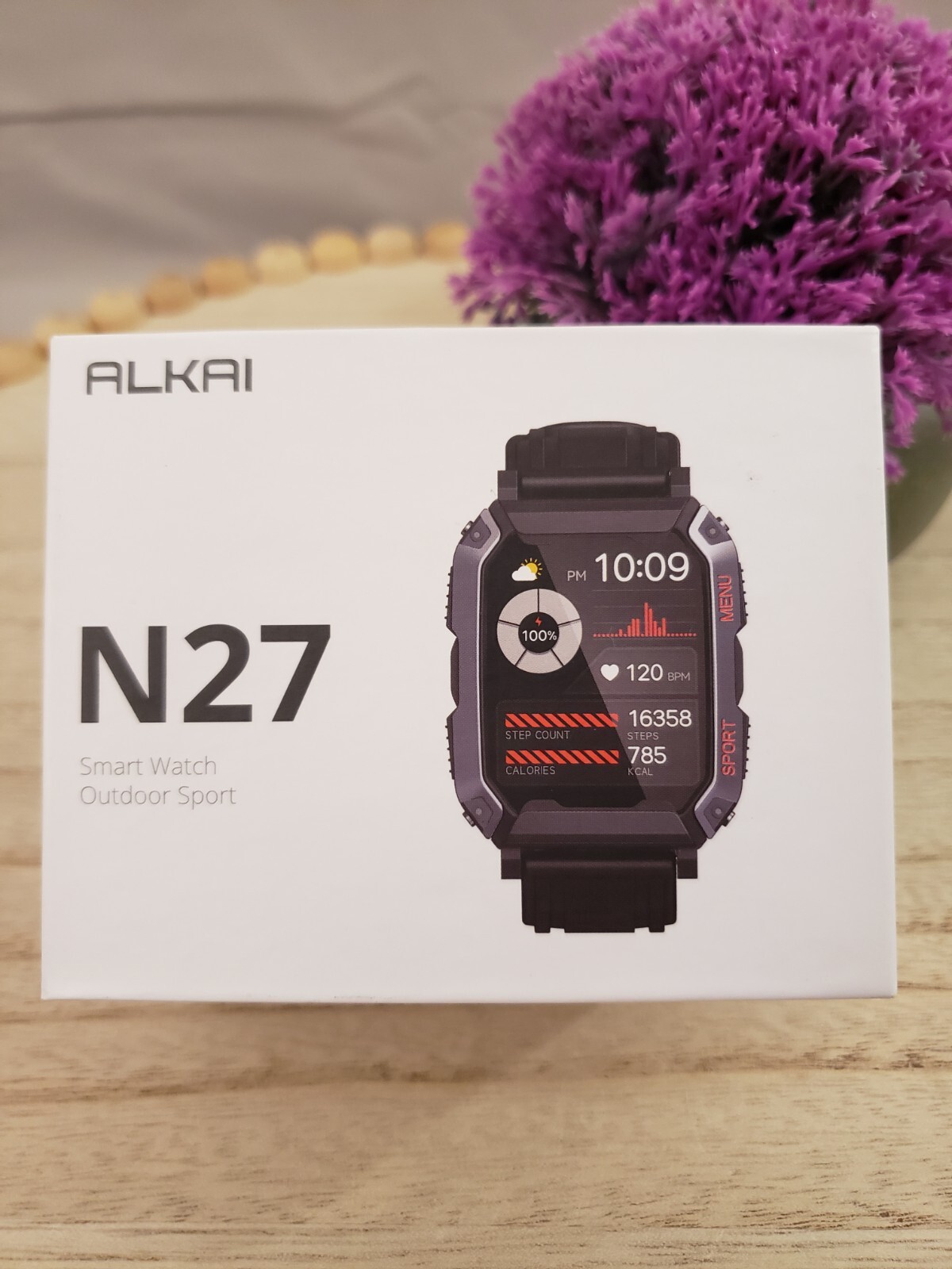 Alkai N27 Smart Watch – Sport And Outdoor – Open Box – New!