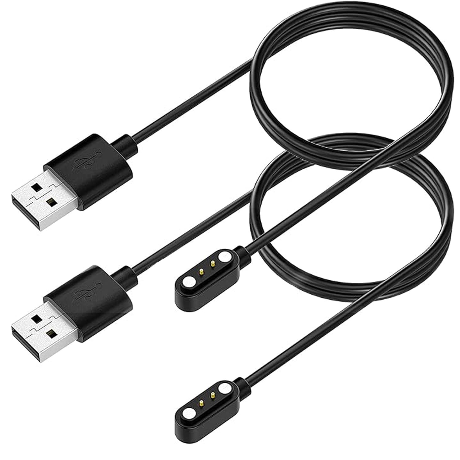 Charger for Smartwatch ID208, GTX20, IDW13/15/16/17, IDW19/20/25/26/28, 3.3 ft