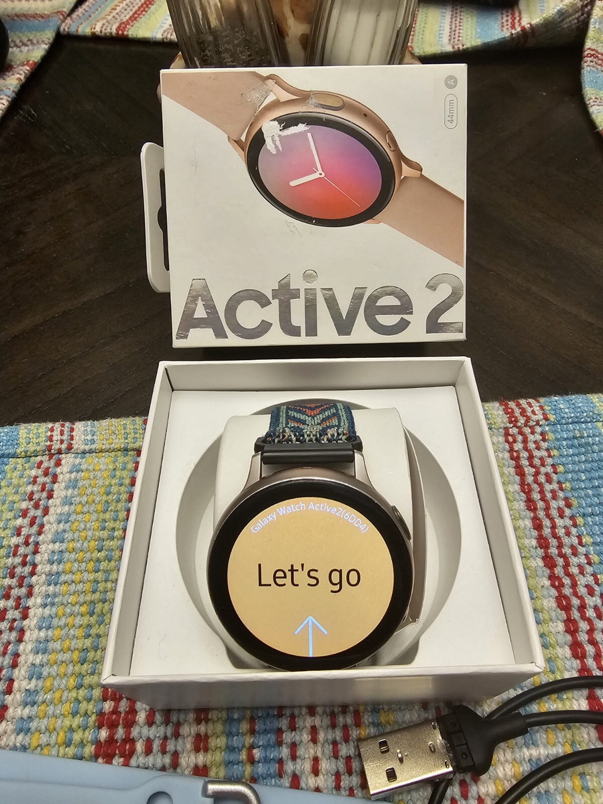 Samsung Galaxy Watch Active 2 SM-R820 44mm Aluminum Case with Sport Band…