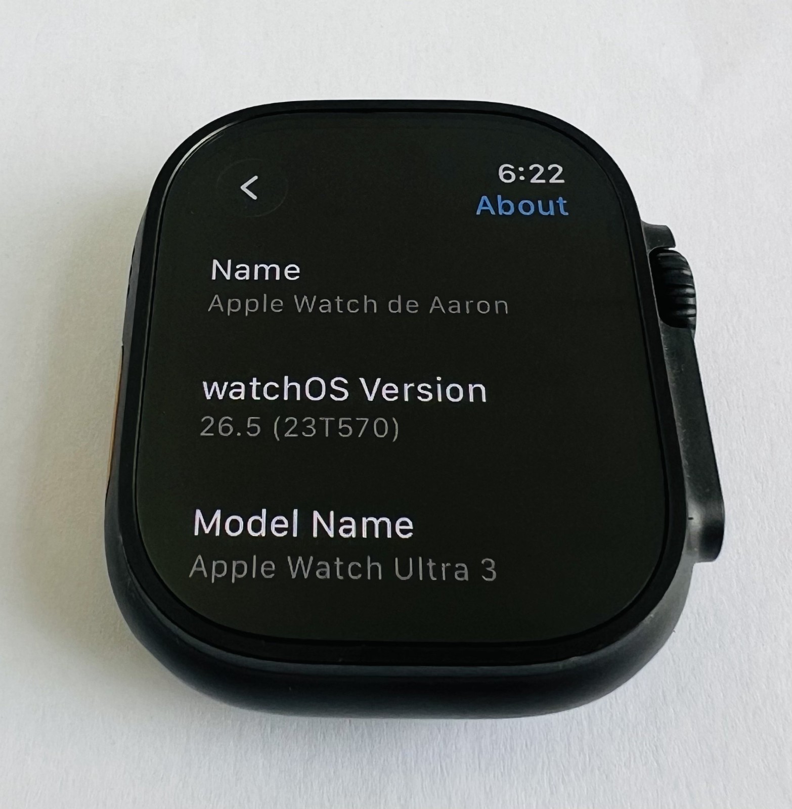 Apple Watch Ultra 3 49mm GPS + Cellular Titanium Orange Alpine Loop 100% Battery