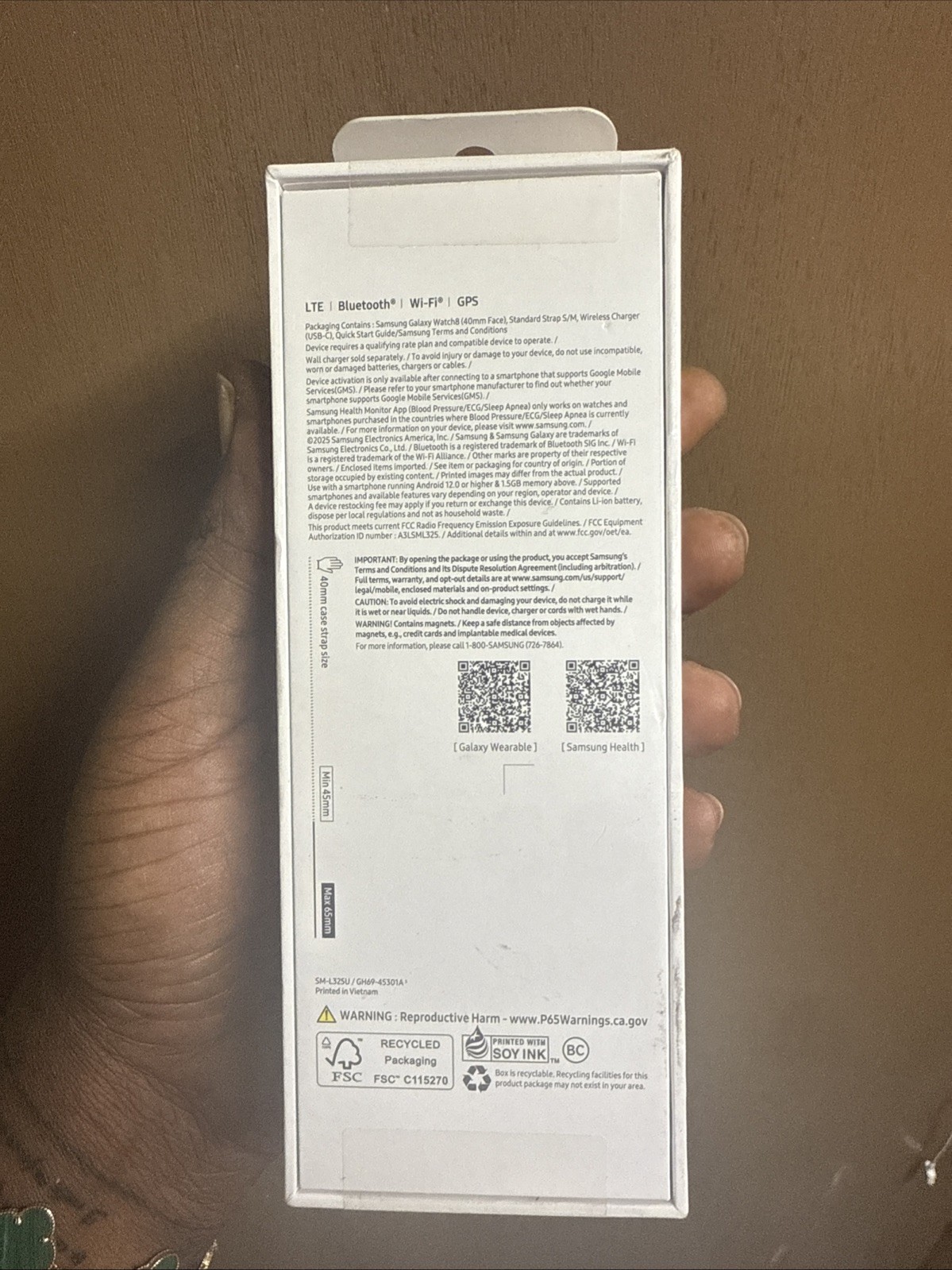 Samsung Galaxy Watch 8 40mm Graphite Black Smart Watch New AT&T