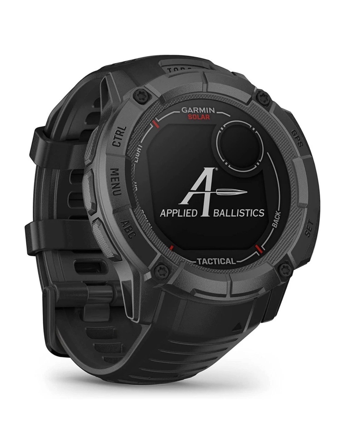 Garmin Instinct 2X Solar Tactical GPS Smartwatch 50mm Black Silicone Band