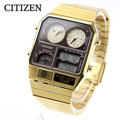 [Citizen] CITIZEN Anadisy Temp ANA-DIGI TEMP Reprint Model Watch Gold JG2103-72X