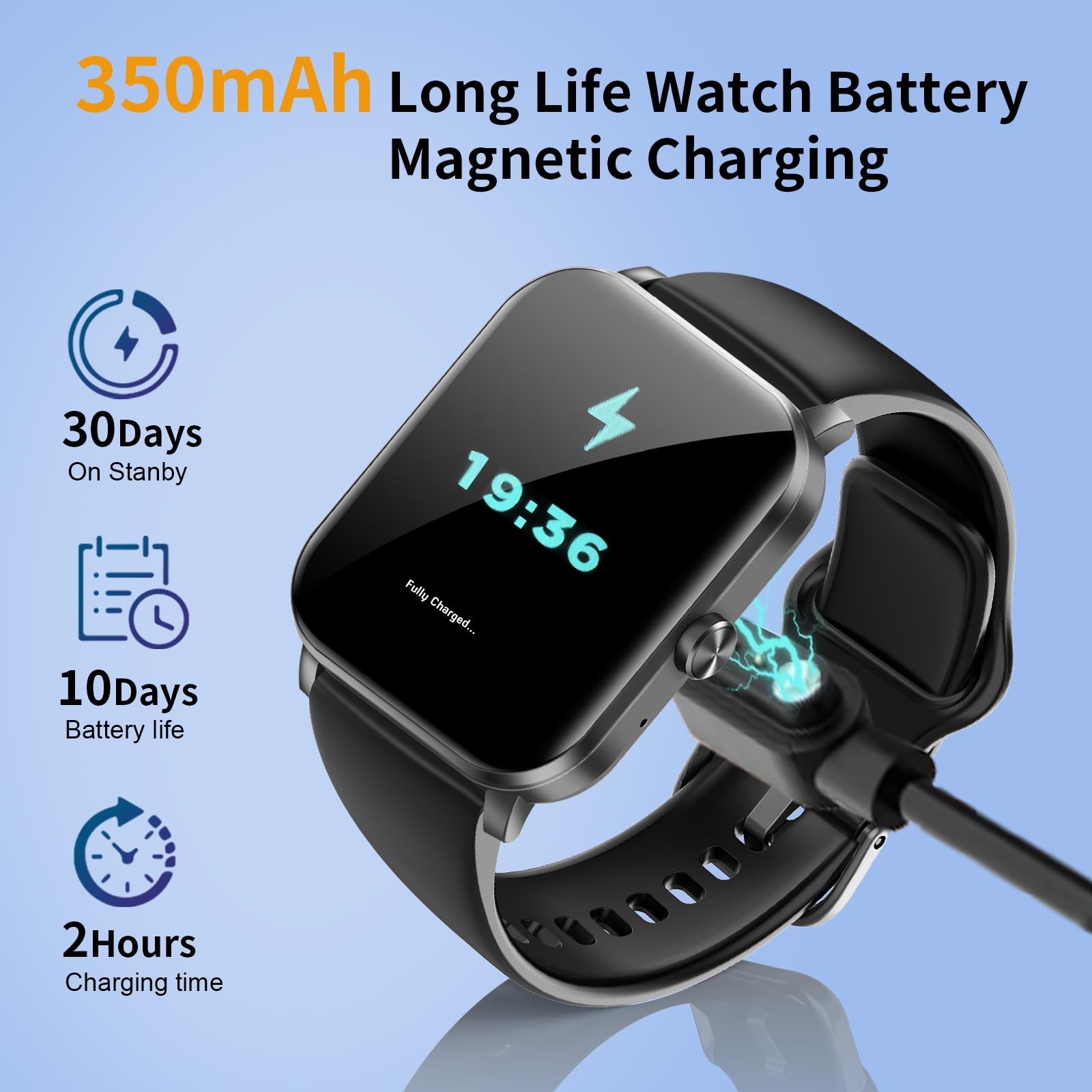, Smartwatches for Men , 1.85″ HD Fitness Tracker (Answer/Make Calls), 120+ S…