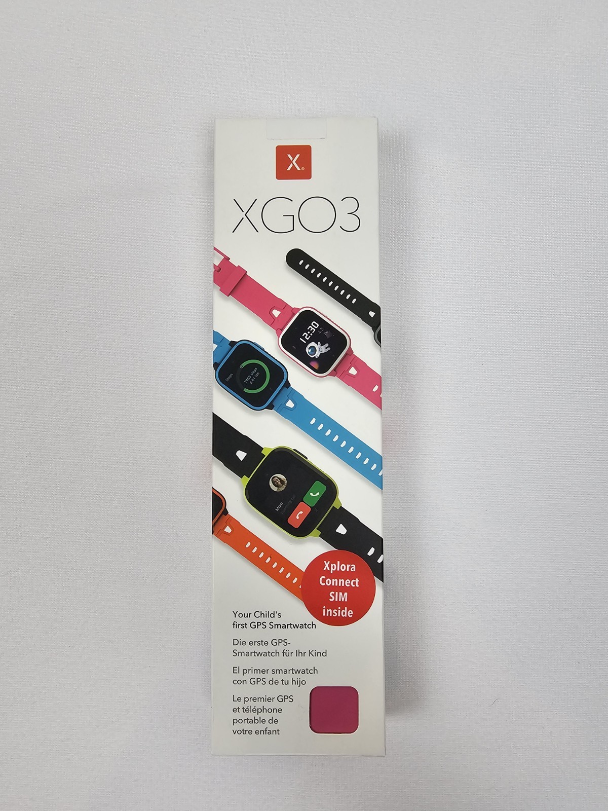 XPLORA XGO 3 – Watch Phone for Children (4G) – Calls, Messages, Kids Pink