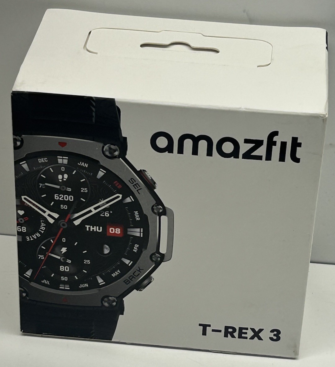 Amazfit T-Rex 3 Fitness Smart Watch Voice Control Onyx Black (Open Box) A2323