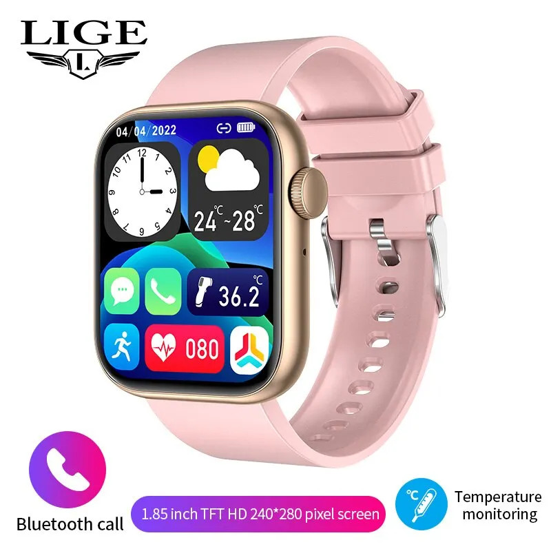 Smart Watch for Women Full Touch Screen Bluetooth Call Waterproof Watches Sport