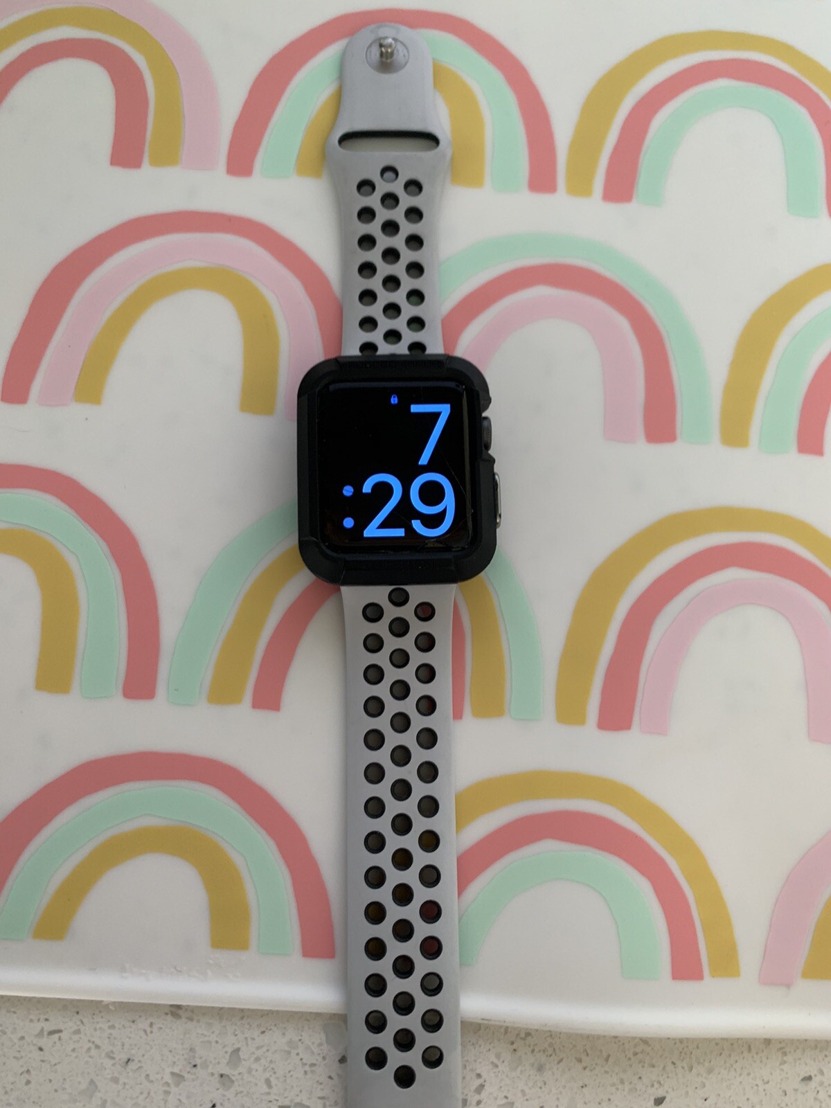 Apple Watch Series 2 42mm Aluminium Case Black Sport Band – (MP062LL/A)