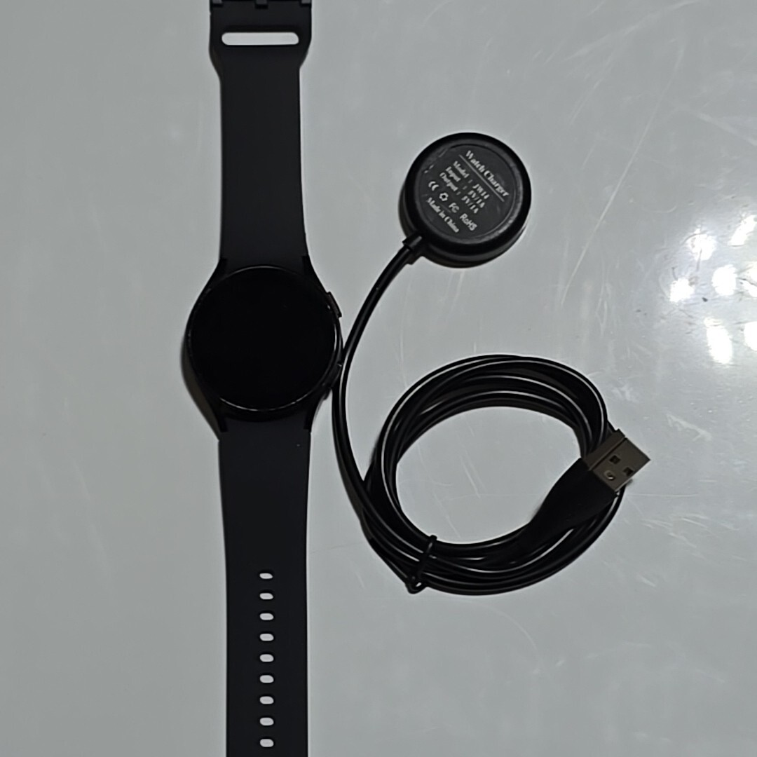 Samsung Galaxy Watch4 SM-R860 40mm Aluminum Case with Sport Band – Black…