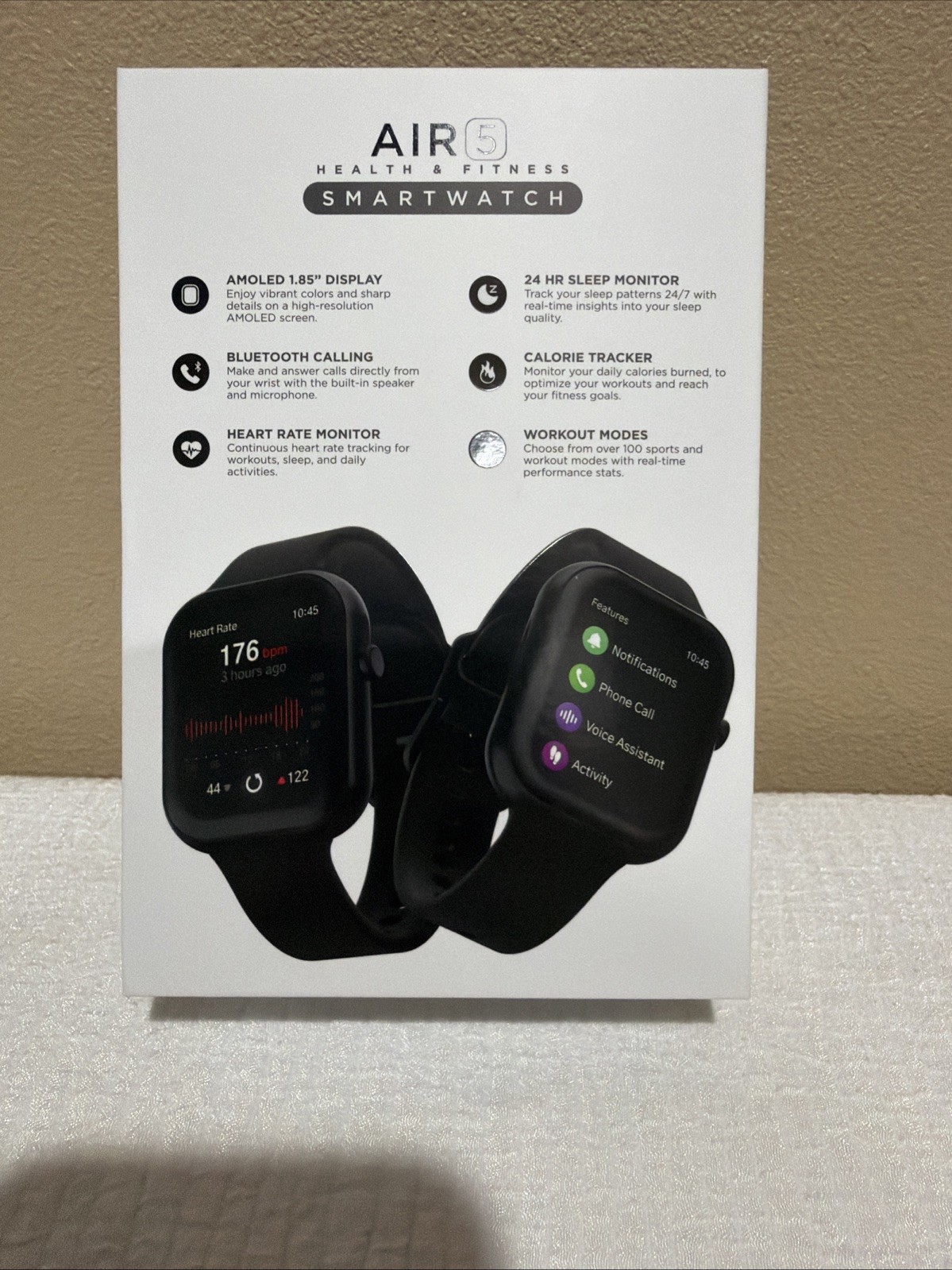 iTOUCH AIR 5 Smartwatch – Silicone Strap Unisex Adult