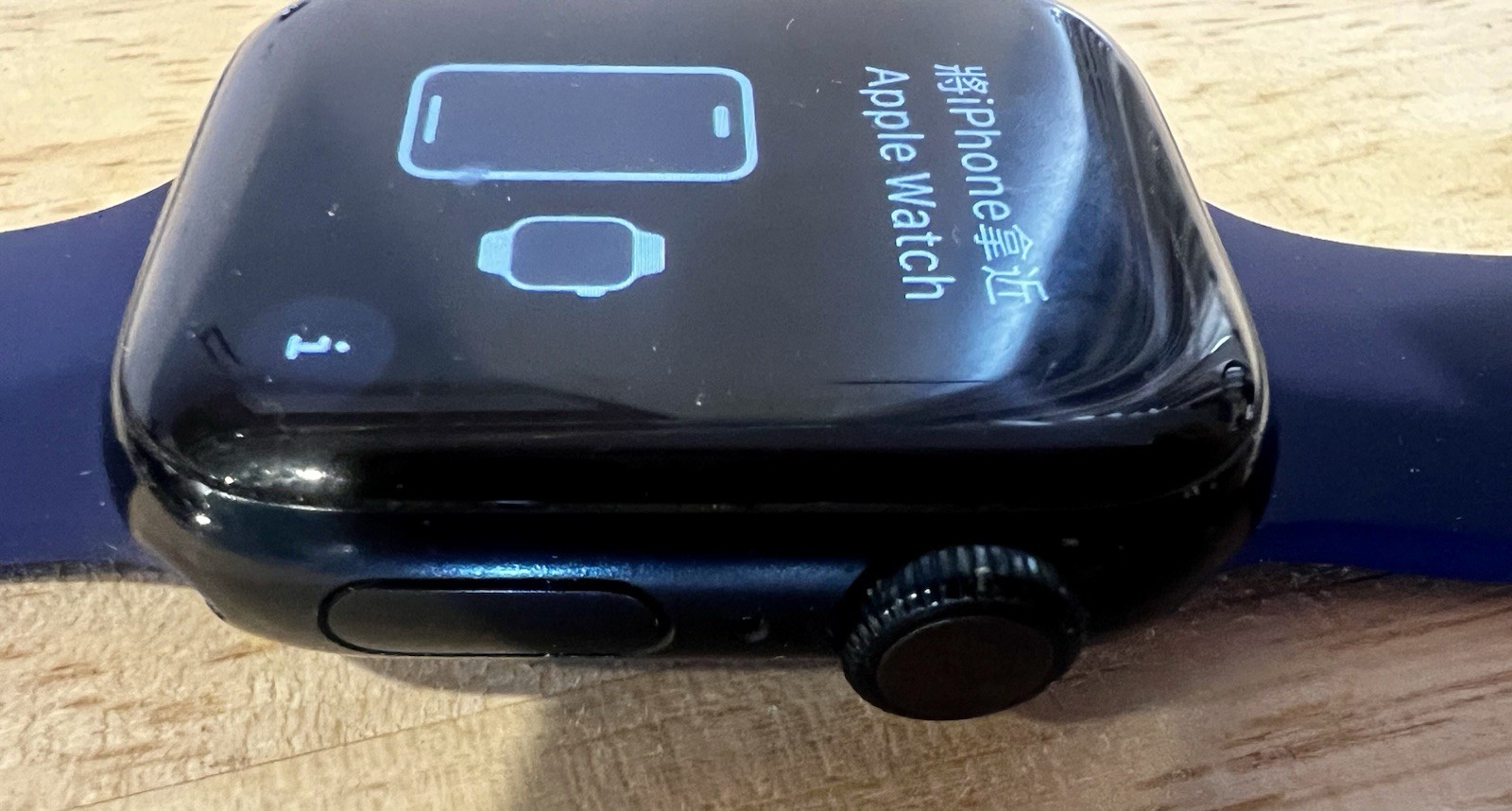 Unlocked Apple Watch Series 7 41MM Black Works! Cracked Back
