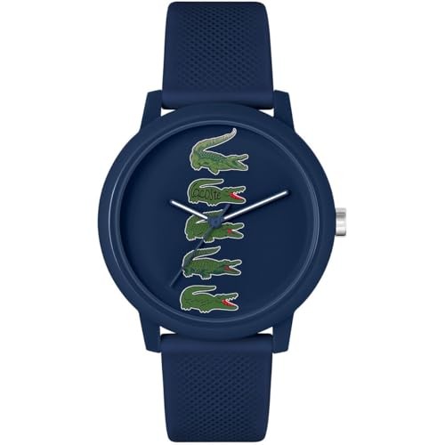 Lacoste 12.12 Men’s Analog Quartz Watch with Silicone Bracelet Blue 2011281