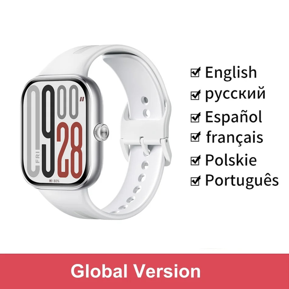 Smartwatch:Xiaomi Redmi Watch 5 Global,2.07″ AMOLED,150+ Modes,Heart Rate & SpO2