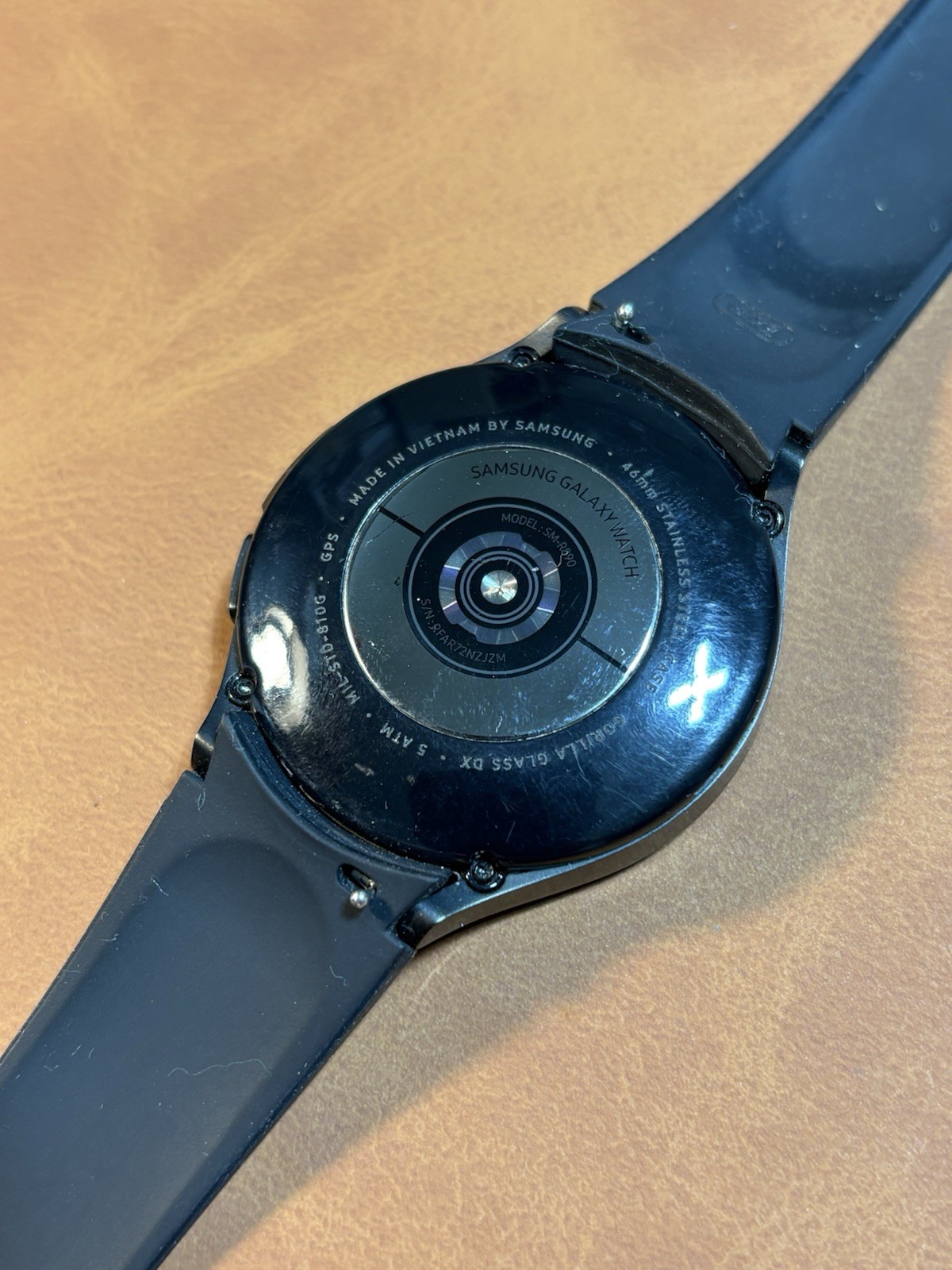 Samsung Galaxy Watch Sm-R890 Mil-Std-810G GPS 46mm Stainless,Untested *Read*