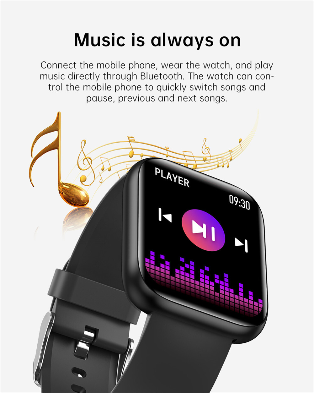 Smart Watch Men Women Full Touch Bluetooth Call Sport Fitness Tracker Smartwatch