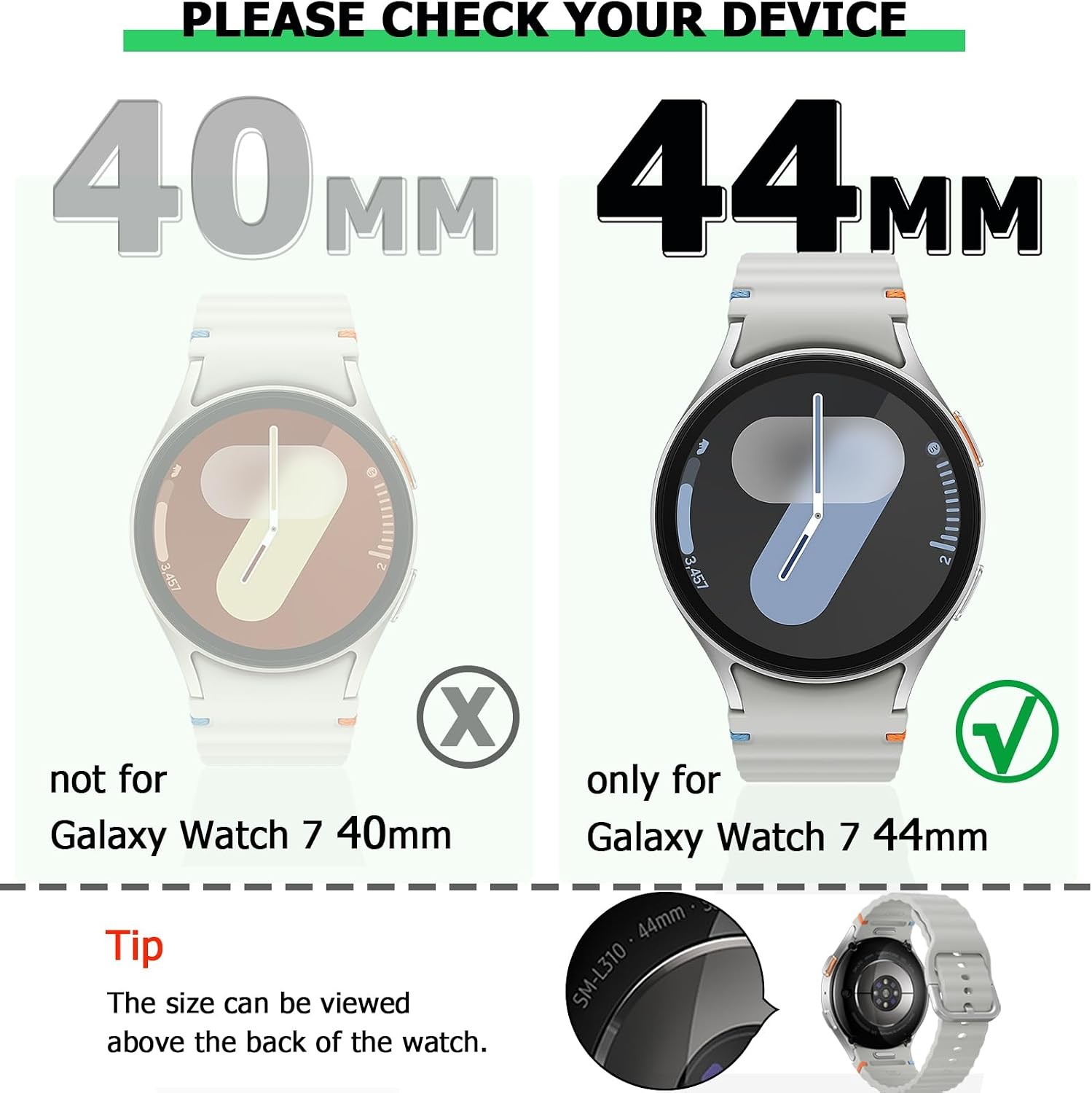 12Pack Bling Screen Protector for Samsung Galaxy Watch 7 44mm Anti Scratch Bumpe
