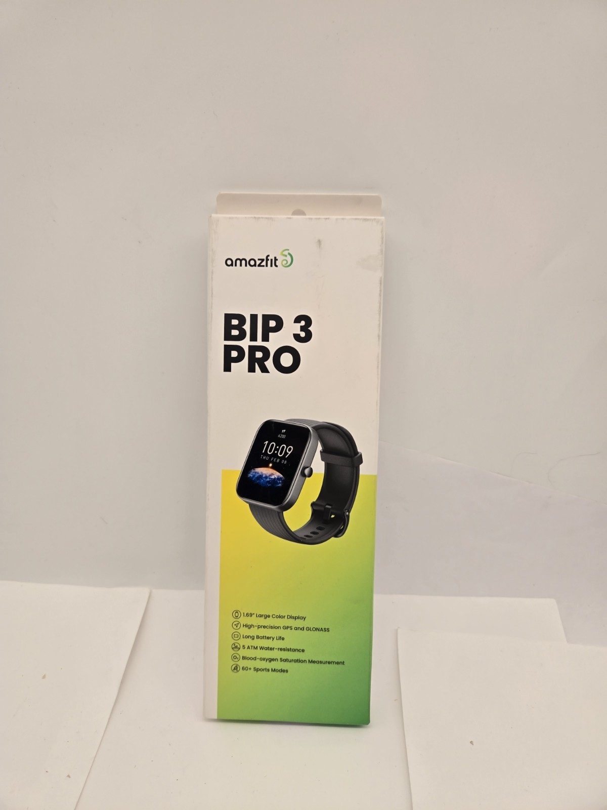 Amazfit Bip 3 Pro Smart Watch, Step Tracking, Heart Rate Monitor, A2171 Black