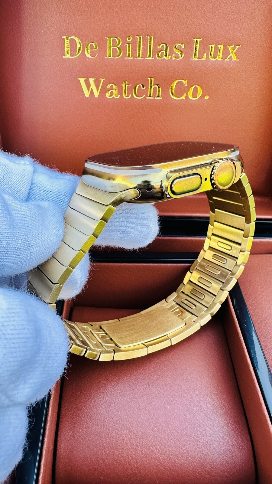 Apple Watch ULTRA 49mm GOLD Anodized Titanium Gold Plated Band