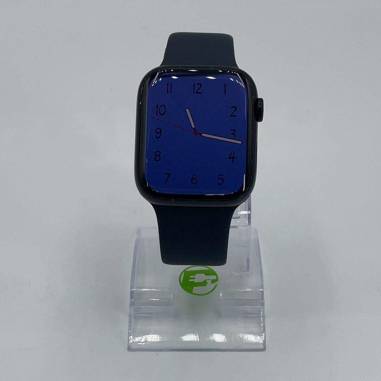 Unlocked Apple Watch Series 8 45MM Midnight Aluminum Black Sport Band MNVL3LL/A