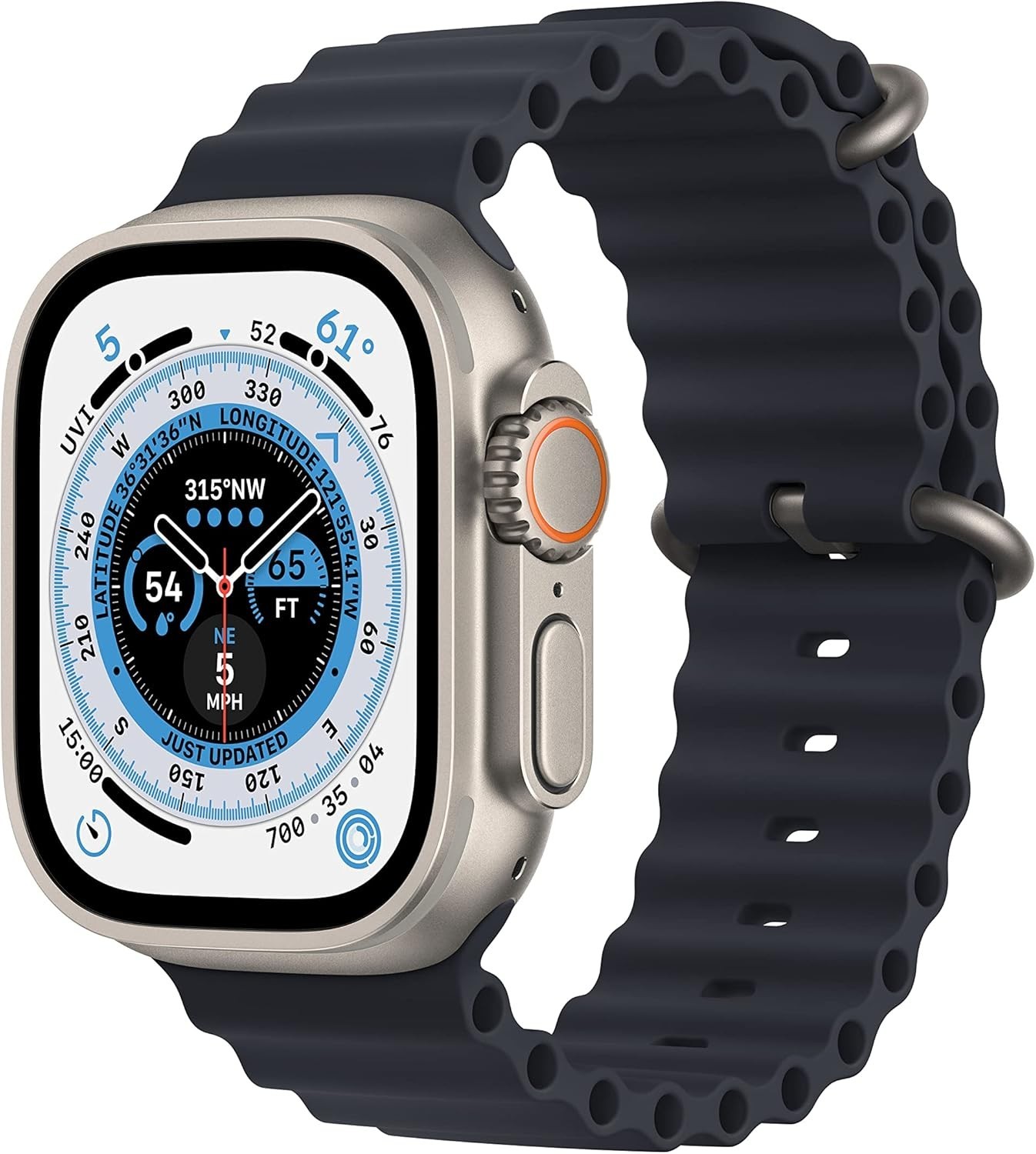 Genuine Apple Watch Ultra GPS + Cellular 49mm Titanium Case with Band – Good
