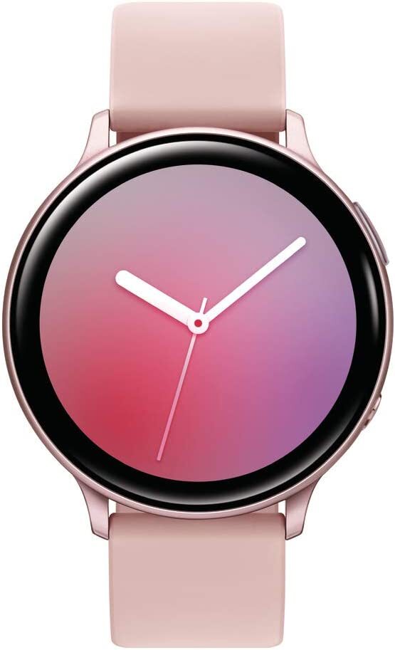 Samsung Galaxy Watch Active 2 44mm Aluminum Case with Sport Band – Pink