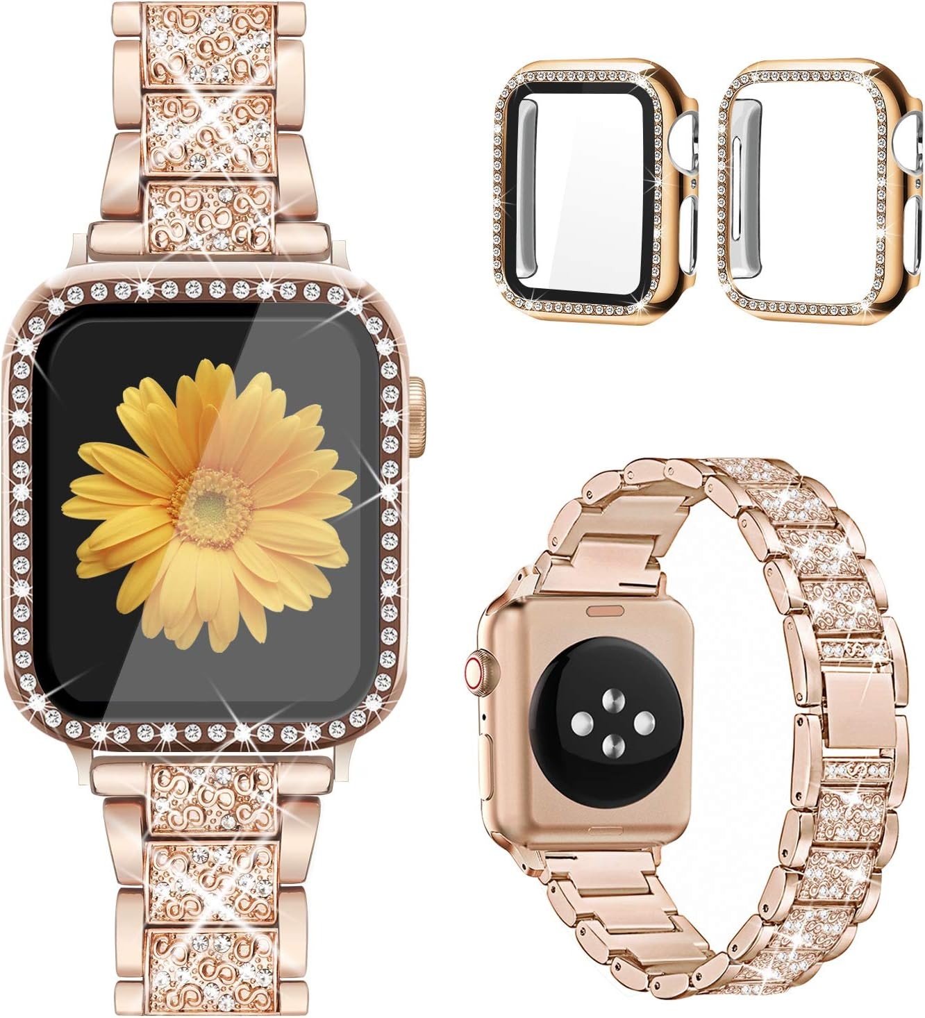 2 Pack Protective Bands for Apple Watch Series 11/10/9 46mm 45mm 44mm 42mm