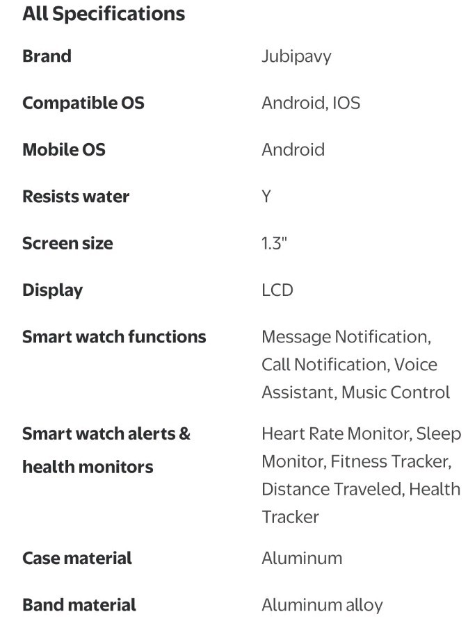 Smart Watch Multiple Motion Modes RemoteControl Photography Full Screen Fitness