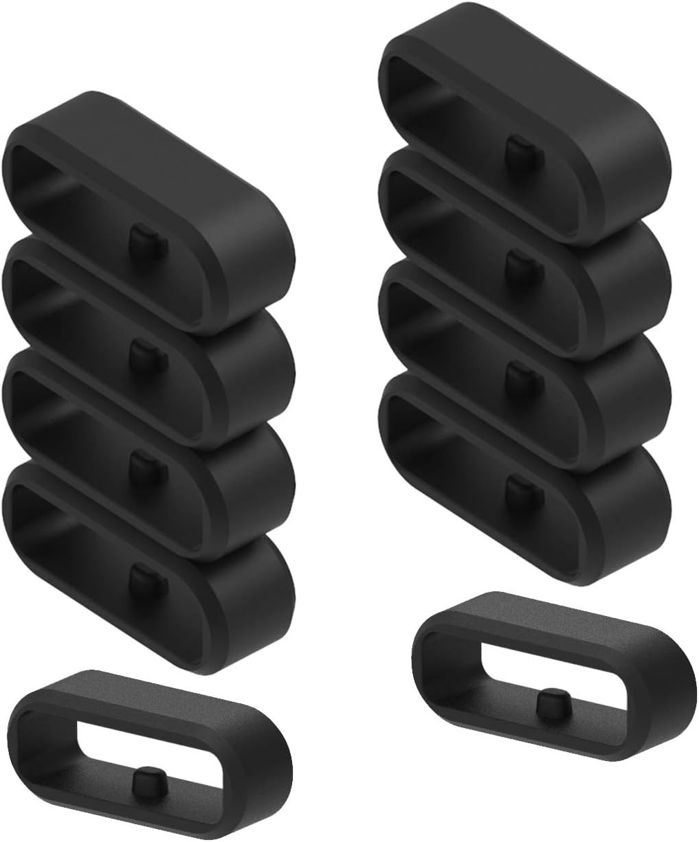 Upgrade Your Garmin with 6 Silicone Fastener Rings – Anti-Slip & Flexible Design