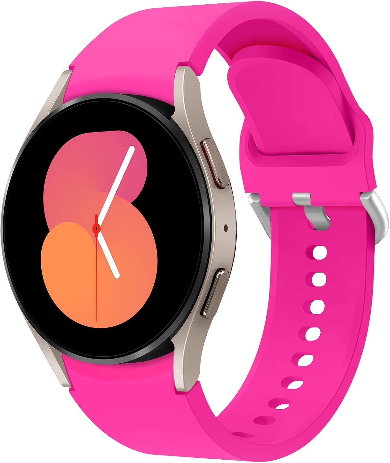 20mm Soft Silicone Sport Band for Samsung Galaxy Watch 40mm 44mm Compatible