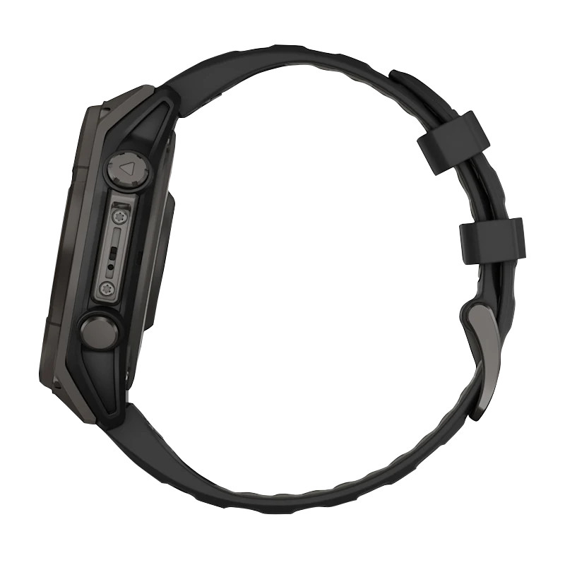 Garmin Fenix 8, 47mm AMOLED, Solar Sapphire, Carbon Gray Titanium (010-02906-10)