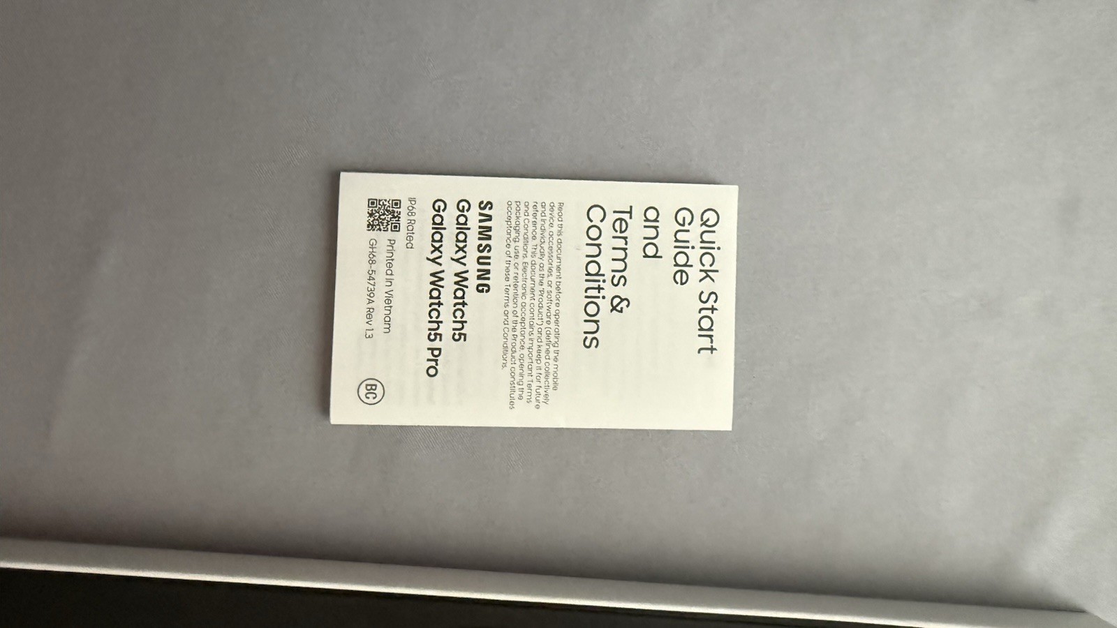Samsung Galaxy Watch5 Pro 40mm Face Unlocked Graphite Gray Open Box New