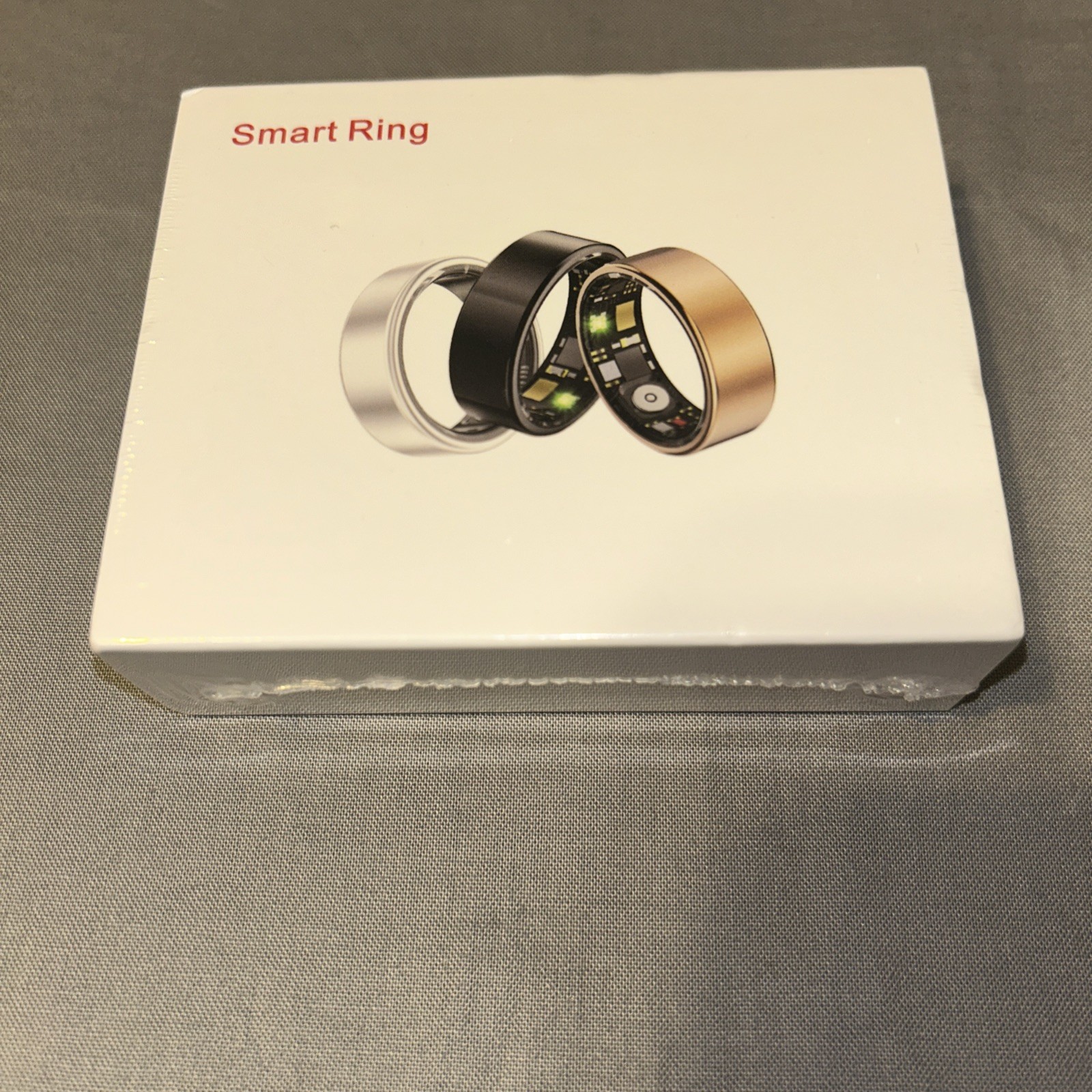 Smart Ring Basic Parameters Stainless Steel Waterproof(5ATM) Size 9 Gold