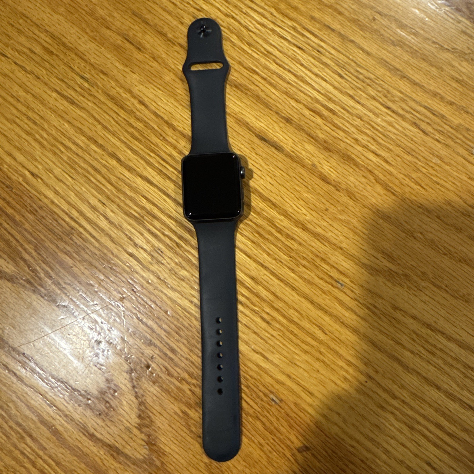 Apple Watch Gen 3 42mm Space Gray Aluminum – Black Sport Band